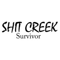 Shit Creek Survivor - Car Bumper Sticker Design