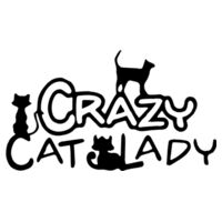 Crazy Cat Lady - Car Bumper Sticker Design