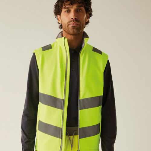 Hi-vis Pro contract Ablaze softshell bodywarmer Thumbnail