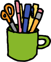 Cup of pens