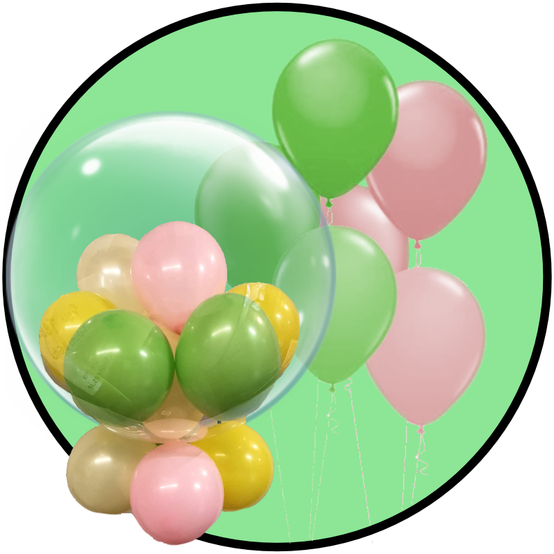 Deco and two bunches of three