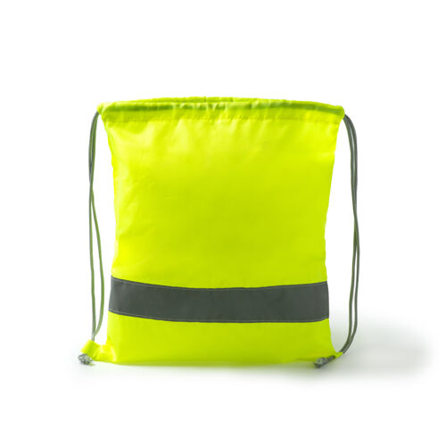 Drawstring bag with high-visibility strip Thumbnail