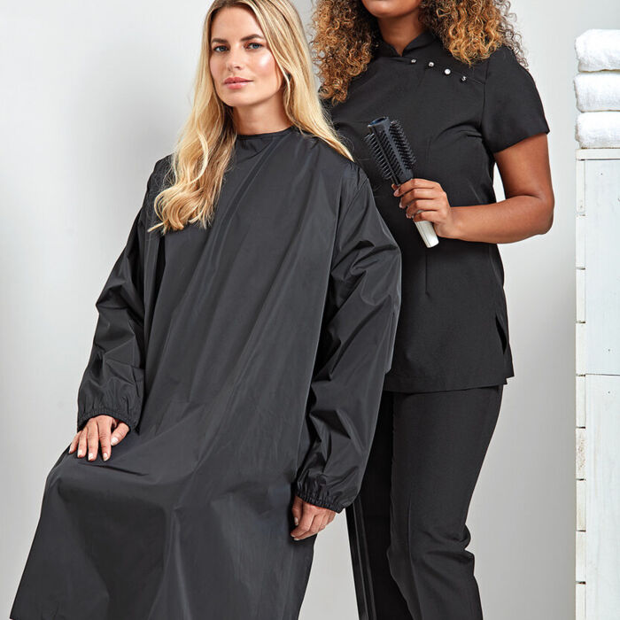 Long sleeve waterproof salon gown Thumbnail