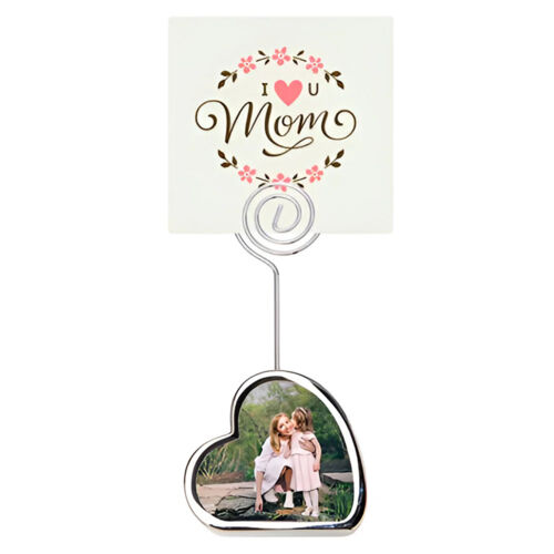 Desktop Stand/ Placeholder with Metal Insert - Heart Thumbnail