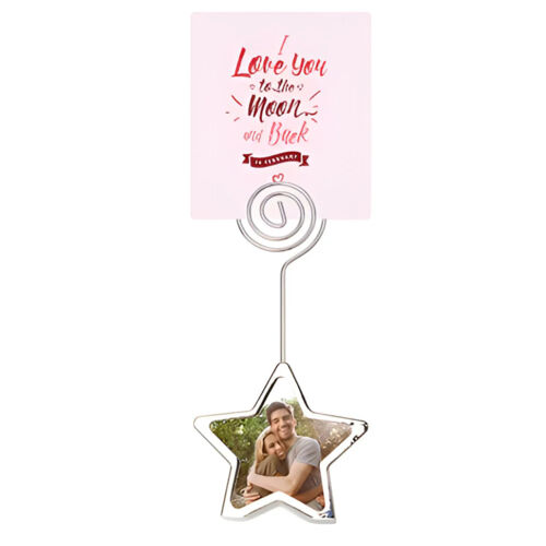 Desktop Stand/ Placeholder with Metal Insert - Star Thumbnail