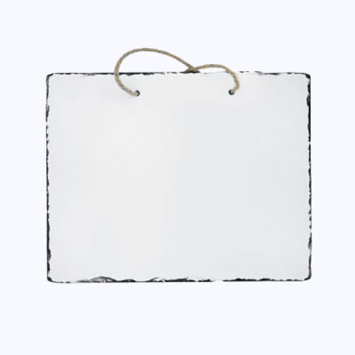 Medium Rectangle Hanging Photo Slate 20cm x15cm Thumbnail
