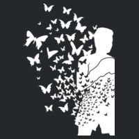 Float Like a Butterfly - Softstyle™ adult ringspun t-shirt Design