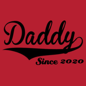Daddy Since (Customisable) - College Hoodie Design