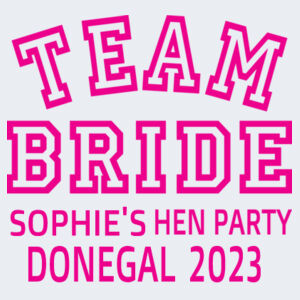 Team Bride - Softstyle™ adult ringspun t-shirt - Softstyle™ women's v-neck t-shirt Design