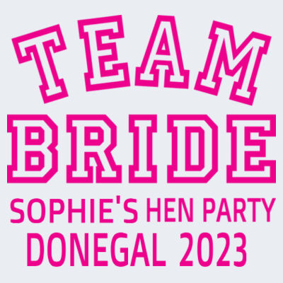 Team Bride - Softstyle™ adult ringspun t-shirt - Softstyle™ women's v-neck t-shirt Design