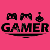 Gamer with Control - Softstyle™ adult ringspun t-shirt - Heavy Cotton 100% Cotton T Shirt Design