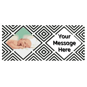 Customisable - Geometric - Add Text Add Image - Mug - Ceramic 11oz Design