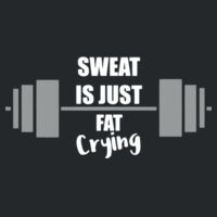 Sweat is just fat crying - Softstyle™ adult ringspun t-shirt Design