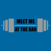 Meet Me at The Bar  - Softstyle™ adult ringspun t-shirt Design