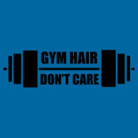 Gym Hair , Dont Care - Softstyle™ adult ringspun t-shirt Design