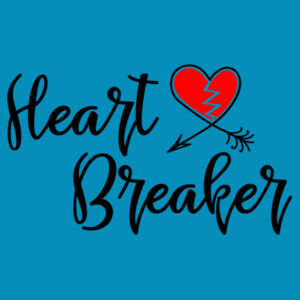 Heart Breaker - Softstyle™ adult ringspun t-shirt Design