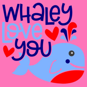 Whaley Love You - Softstyle™ women's ringspun t-shirt Design