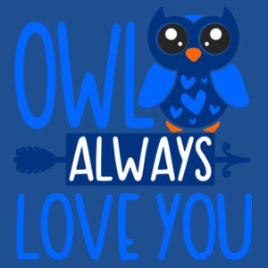 Owl always love you - Softstyle™ long sleeve t-shirt Design