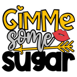 Gimme Some Sugar - Rectangle Smooth Edge Keyring Design