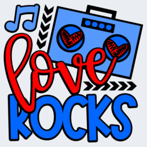 Love Rocks - Softstyle™ adult ringspun t-shirt Design