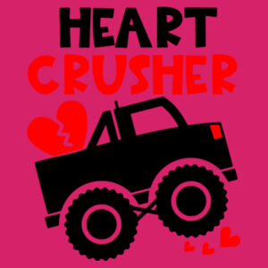 Heart Crusher - Softstyle™ women's ringspun t-shirt Design