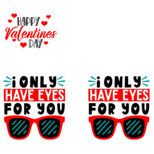 I only have eyes for you - Mug  & Coaster Set Design