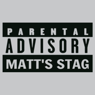 Customisable - Parental Advisory Stag T-Shirt - Softstyle™ v-neck t-shirt Design