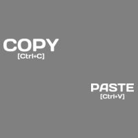 Copy and paste - Matching adult and baby tees Design