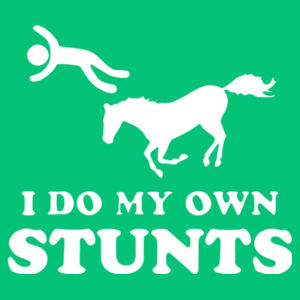 I Do My Own Stunts - Softstyle™ youth ringspun t-shirt Design