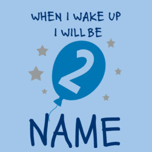 Customisable - When I wake up I will be - Softstyle™ youth ringspun t-shirt Design