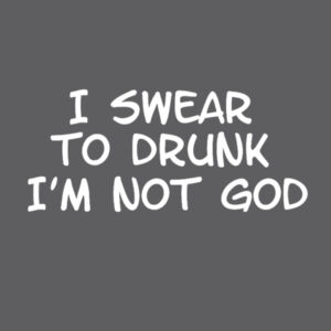 I Swear To Drunk - Softstyle™ women's ringspun t-shirt Design