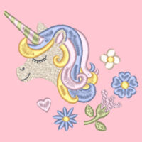 Cute Unicorn - Softstyle™ youth ringspun t-shirt Design