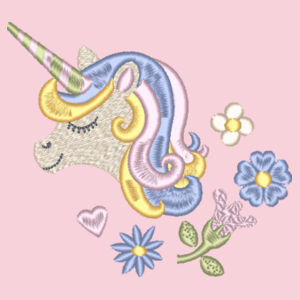 Cute Unicorn - Softstyle™ youth ringspun t-shirt Design
