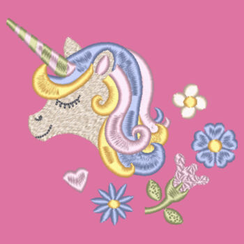 Cute Unicorn - Softstyle™ women's ringspun t-shirt Design