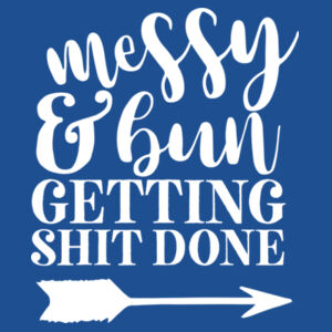 Messy Bun - Softstyle™ adult ringspun t-shirt - Softstyle™ women's ringspun t-shirt Design