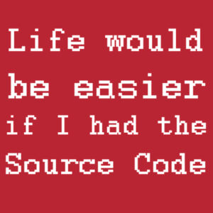 Life would be easier - Softstyle™ adult ringspun t-shirt Design