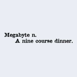 Megabyte - Softstyle™ adult ringspun t-shirt Design