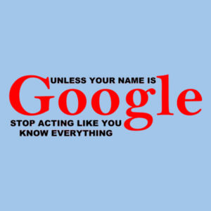 Google - Softstyle™ adult ringspun t-shirt Design