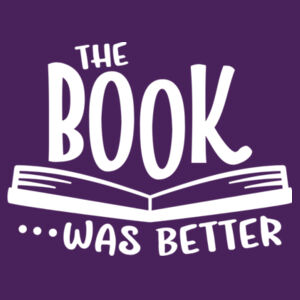 The Book Was Better - Softstyle™ youth ringspun t-shirt Design