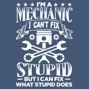 Im a mechanic I can't fix stupid - College hoodie Design