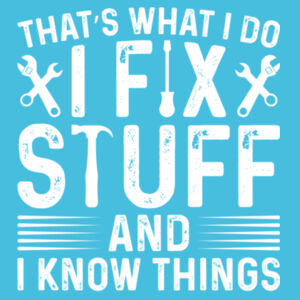 I Fix Stuff - Varsity hoodie Design