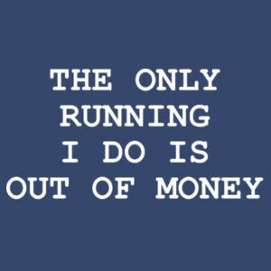 The Only Running I Do - Messenger bag Design