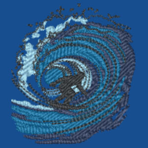 Surfer on wave - Vintage snapback trucker Design