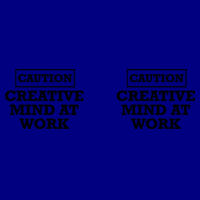 CAUTION - Creative mind at work - Two Tone Mug Design