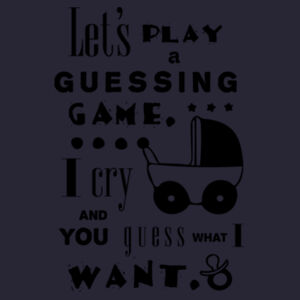 Baby Guessing Game - Striped pyjamas Design