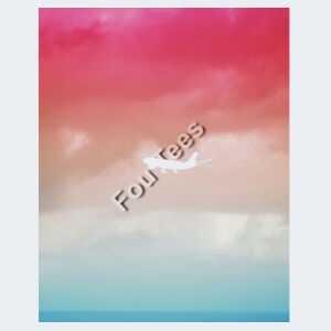 Plane Sunset - Softstyle™ women's ringspun t-shirt Design