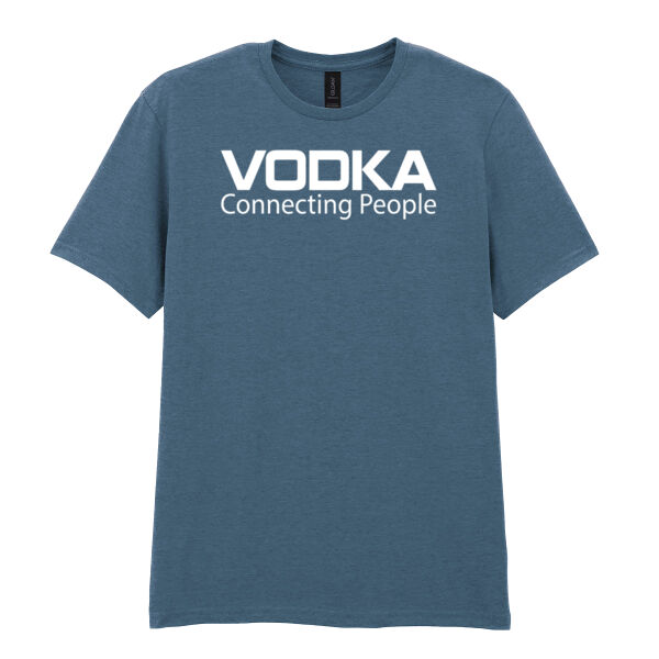 Vodka Connecting People - Softstyle™ adult ringspun t-shirt Thumbnail