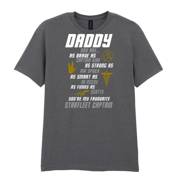 Daddy  - Softstyle™ adult ringspun t-shirt Thumbnail
