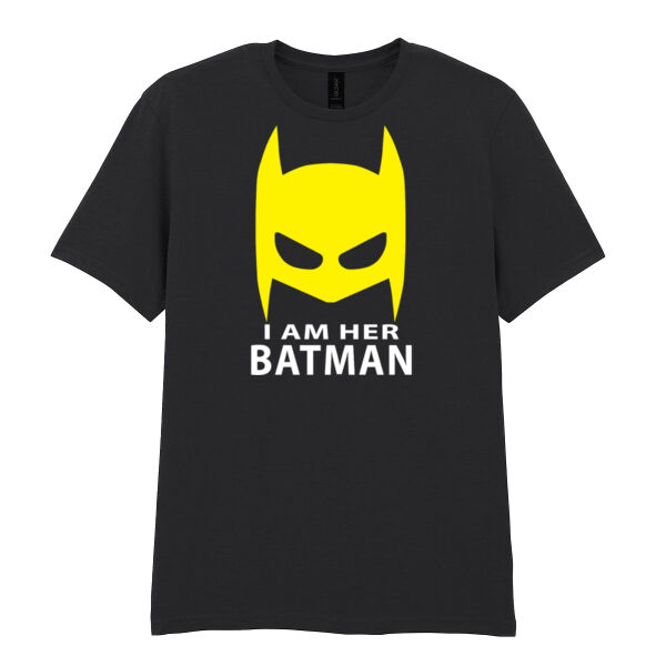 I am her Batman - Softstyle™ adult ringspun t-shirt Thumbnail