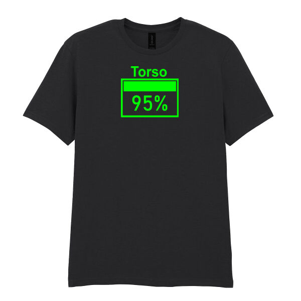 Torso 95% Fallout Inspired  - Softstyle™ adult ringspun t-shirt Thumbnail